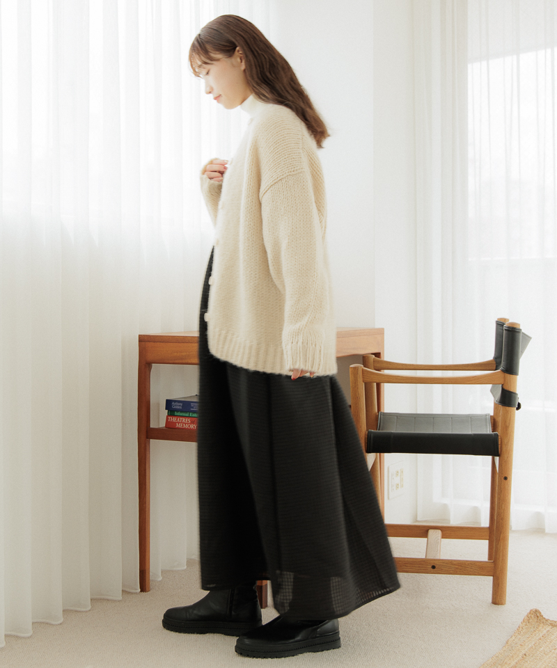 souffle knit cardigan～ｽﾌﾚﾆｯﾄｶｰﾃﾞｨｶﾞﾝ | flower／フラワー公式通販