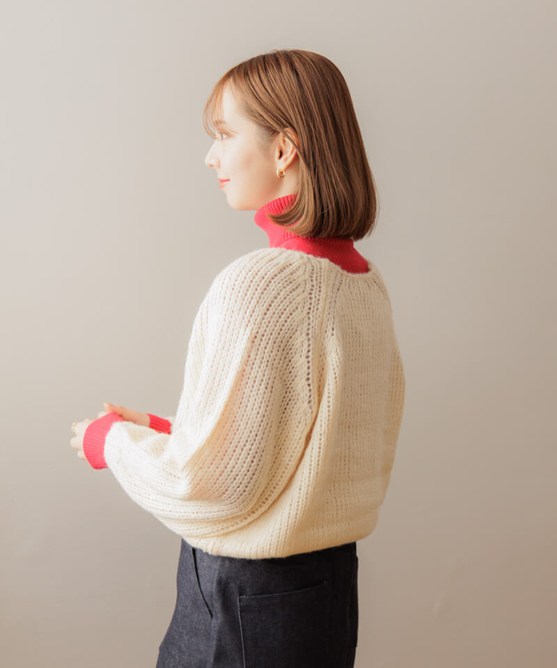 aurora knit top3～ｵｰﾛﾗﾆｯﾄﾄｯﾌﾟ3 | flower／フラワー公式通販