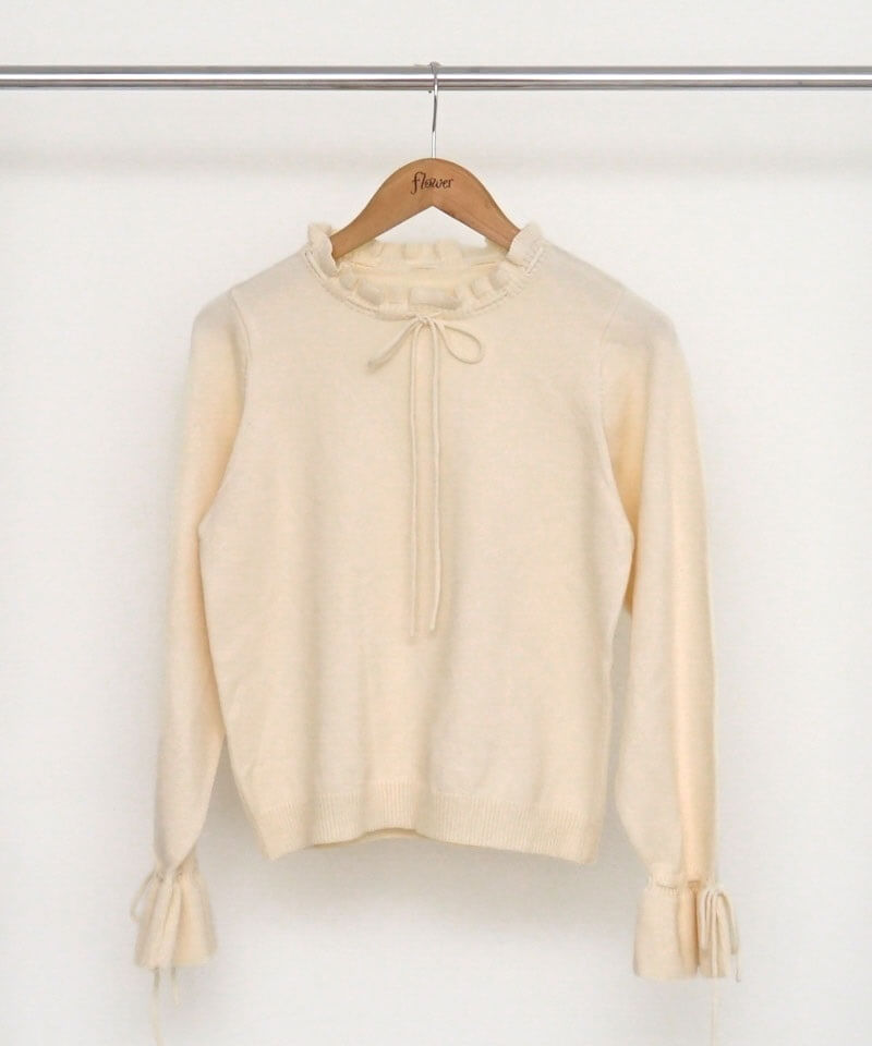 OUTLET】classic ribbon knit～ｸﾗｼｯｸﾘﾎﾞﾝﾆｯﾄ | flower／フラワー公式通販