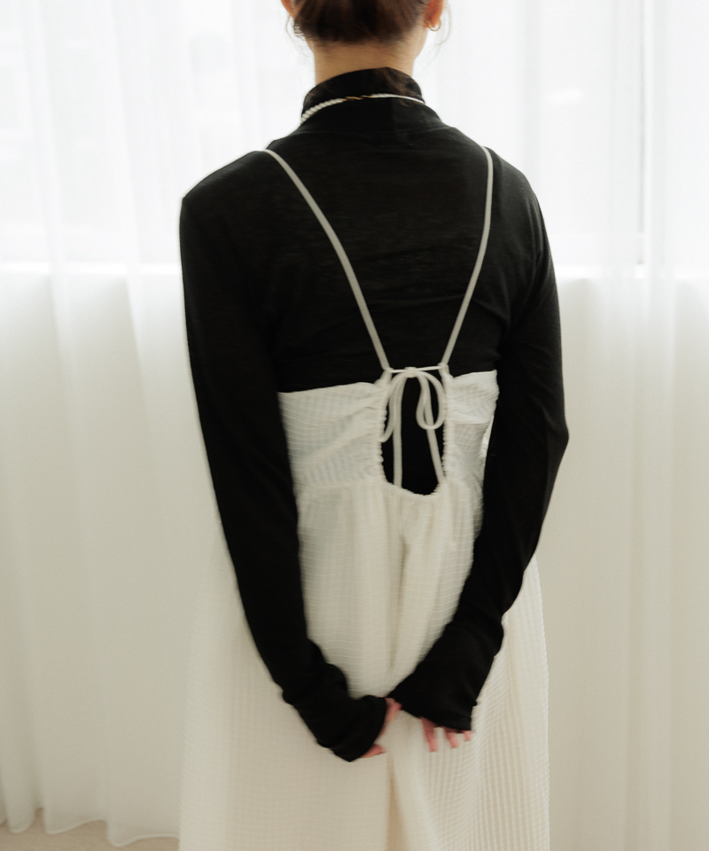sheer check cami onepiece～ｼｱｰﾁｪｯｸｷｬﾐﾜﾝﾋﾟｰｽ | flower