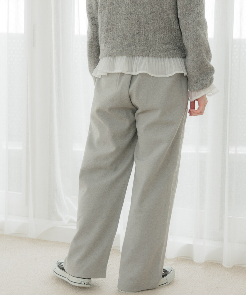 OUTLET】warmy tuck pants2～ｳｫｰﾐｰﾀｯｸﾊﾟﾝﾂ2 | flower／フラワー