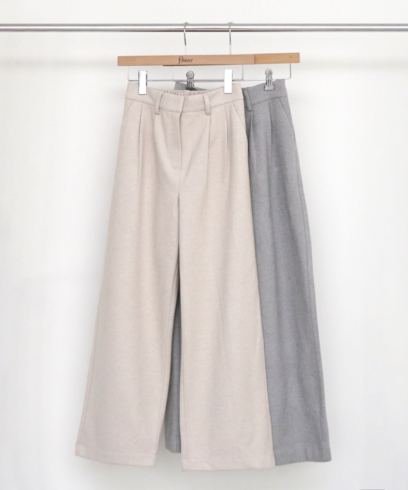 OUTLET】warmy tuck pants2～ｳｫｰﾐｰﾀｯｸﾊﾟﾝﾂ2 | flower／フラワー