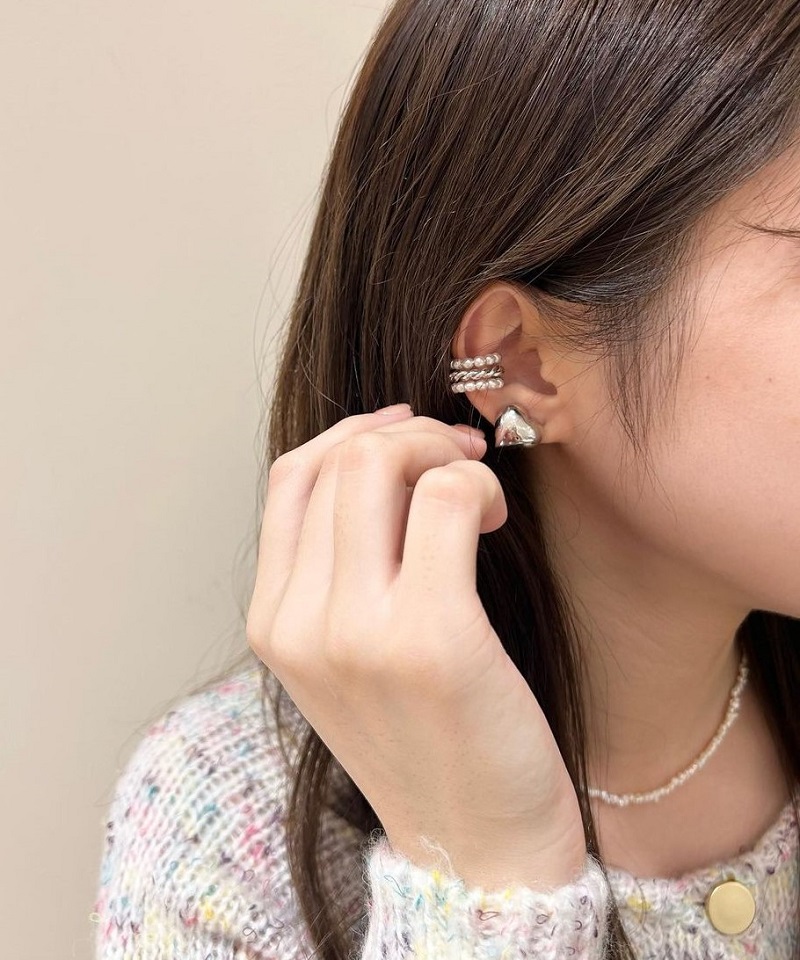 pearly mix earcuff～ﾊﾟｰﾘｰﾐｯｸｽｲﾔｰｶﾌ | flower／フラワー公式通販