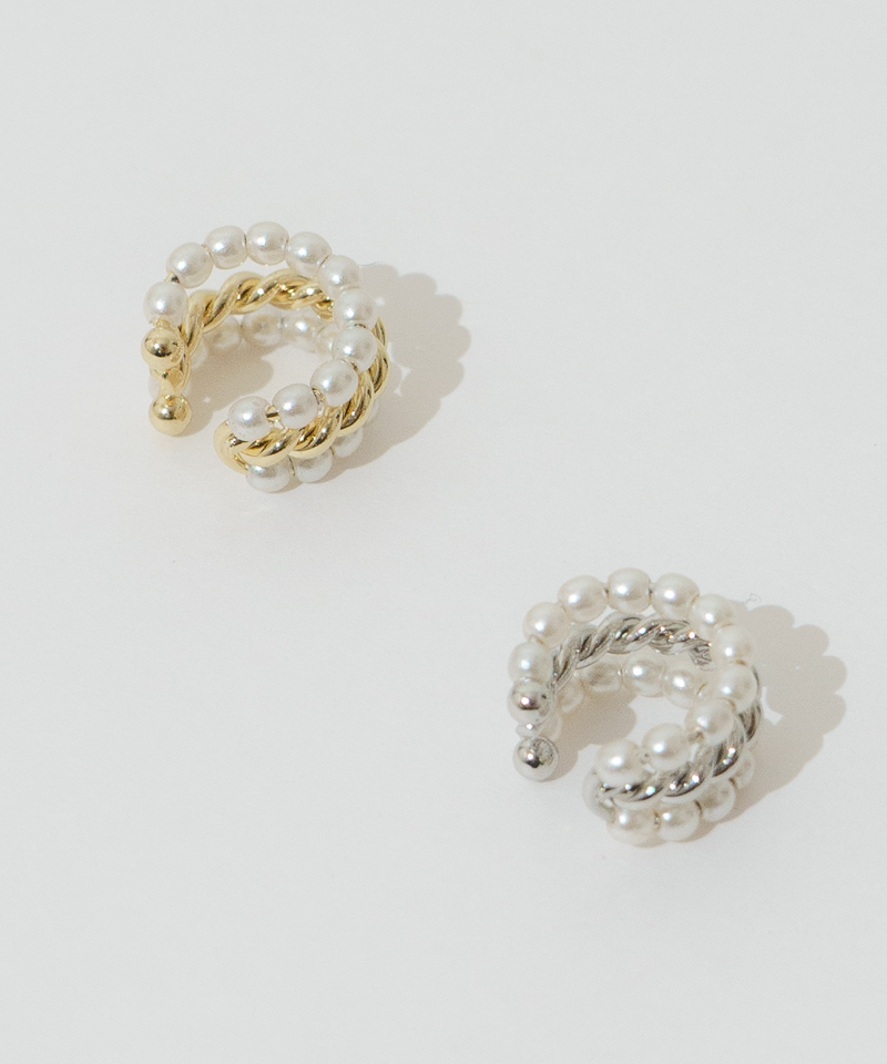 pearly mix earcuff～ﾊﾟｰﾘｰﾐｯｸｽｲﾔｰｶﾌ | flower／フラワー公式通販