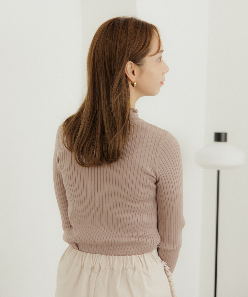 noble rib knit2～ﾉｰﾌﾞﾙﾘﾌﾞﾆｯﾄ2 | flower／フラワー公式通販