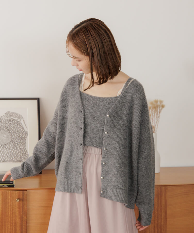 20%OFF】fluffy ensemble knit2～ﾌﾗｯﾌｨｱﾝｻﾝﾌﾞﾙﾆｯﾄ2 | flower／フラワー