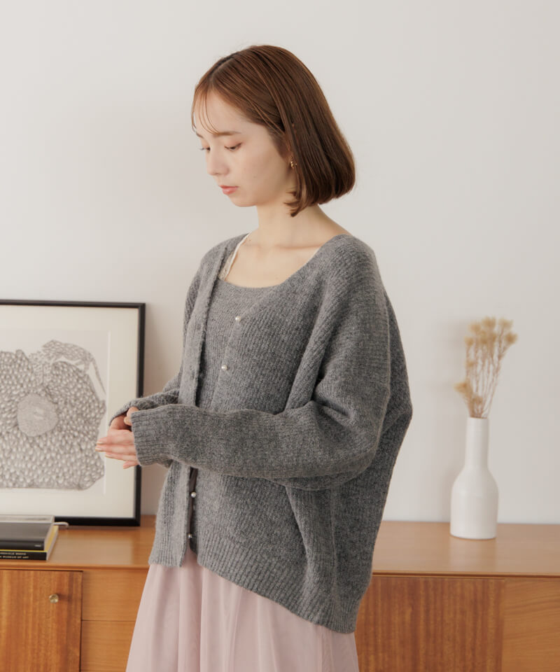 20%OFF】fluffy ensemble knit2～ﾌﾗｯﾌｨｱﾝｻﾝﾌﾞﾙﾆｯﾄ2 | flower／フラワー