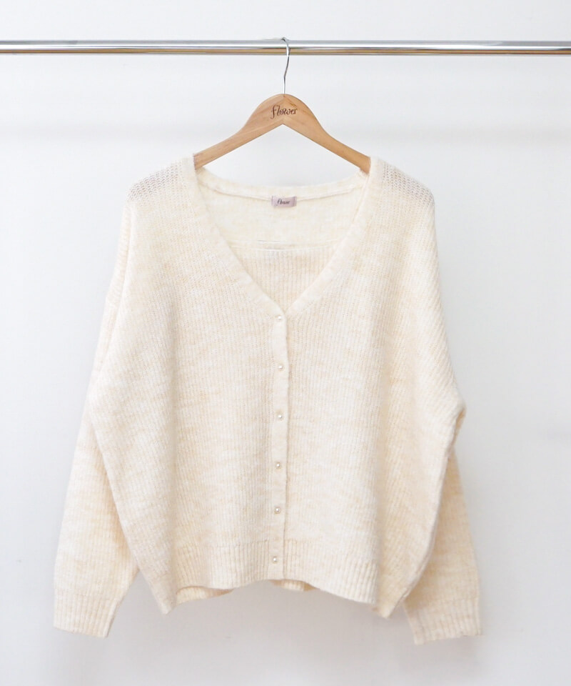 OUTLET】fluffy ensemble knit2～ﾌﾗｯﾌｨｱﾝｻﾝﾌﾞﾙﾆｯﾄ2 | flower／フラワー 