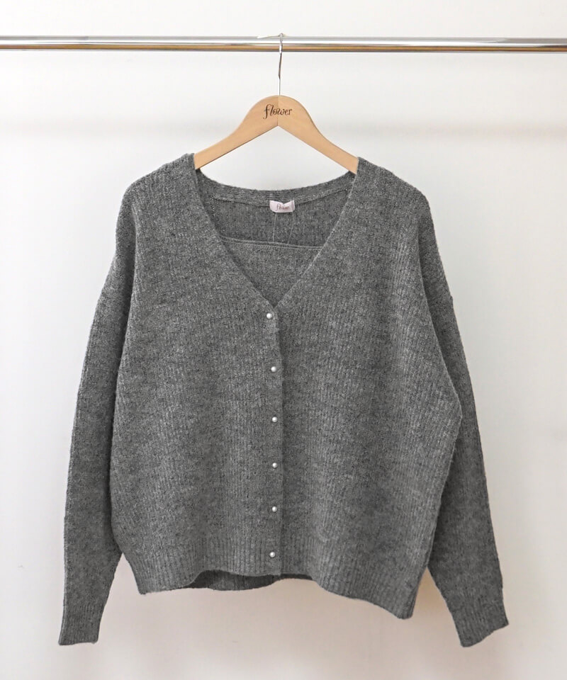 OUTLET】fluffy ensemble knit2～ﾌﾗｯﾌｨｱﾝｻﾝﾌﾞﾙﾆｯﾄ2 | flower／フラワー 