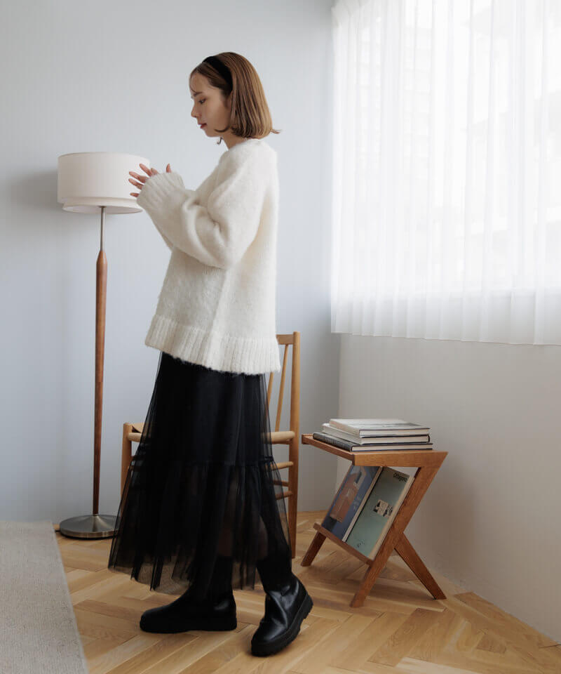 40%OFF】ballet tulle skirt～ﾊﾞﾚｴﾁｭｰﾙｽｶｰﾄ | flower／フラワー