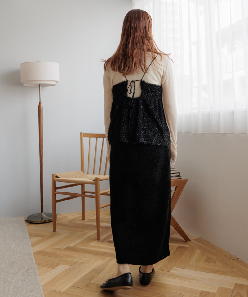 glitter knit skirt～ｸﾞﾘｯﾀｰﾆｯﾄｽｶｰﾄ | flower／フラワー公式通販