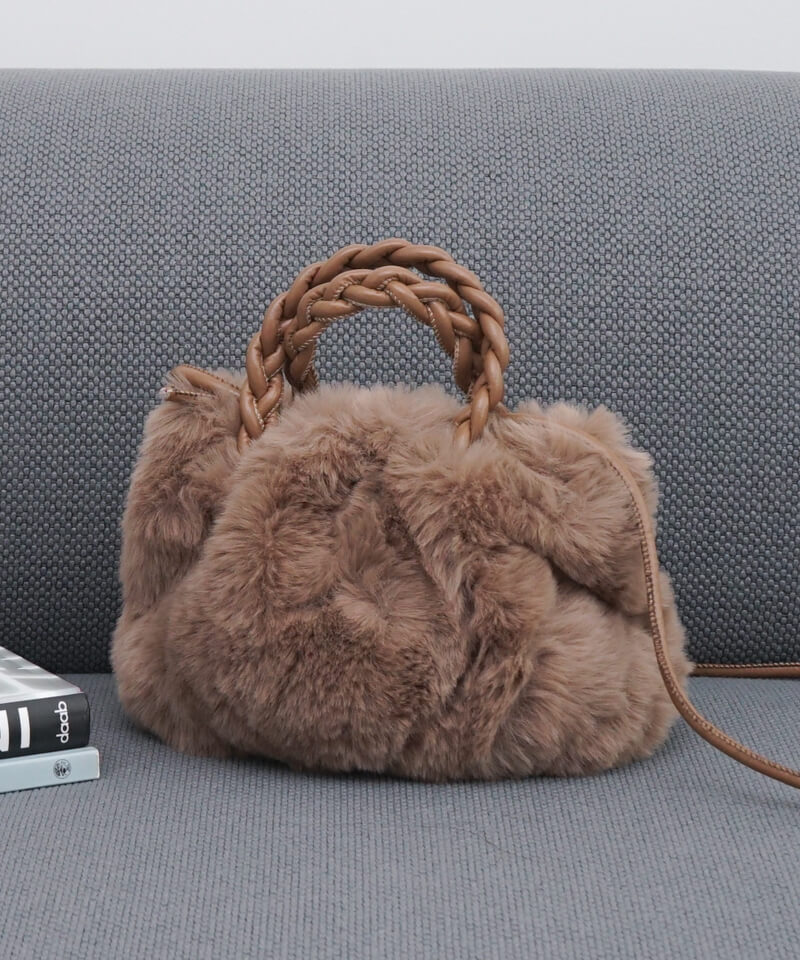 20%OFF】comfy fur bag～ｺﾝﾌｨﾌｧｰﾊﾞｯｸﾞ | flower／フラワー公式通販