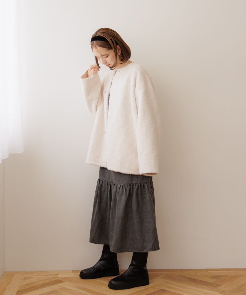 10%OFF】lady sheep coat～ﾚﾃﾞｨｼｰﾌﾟｺｰﾄ | flower／フラワー公式通販