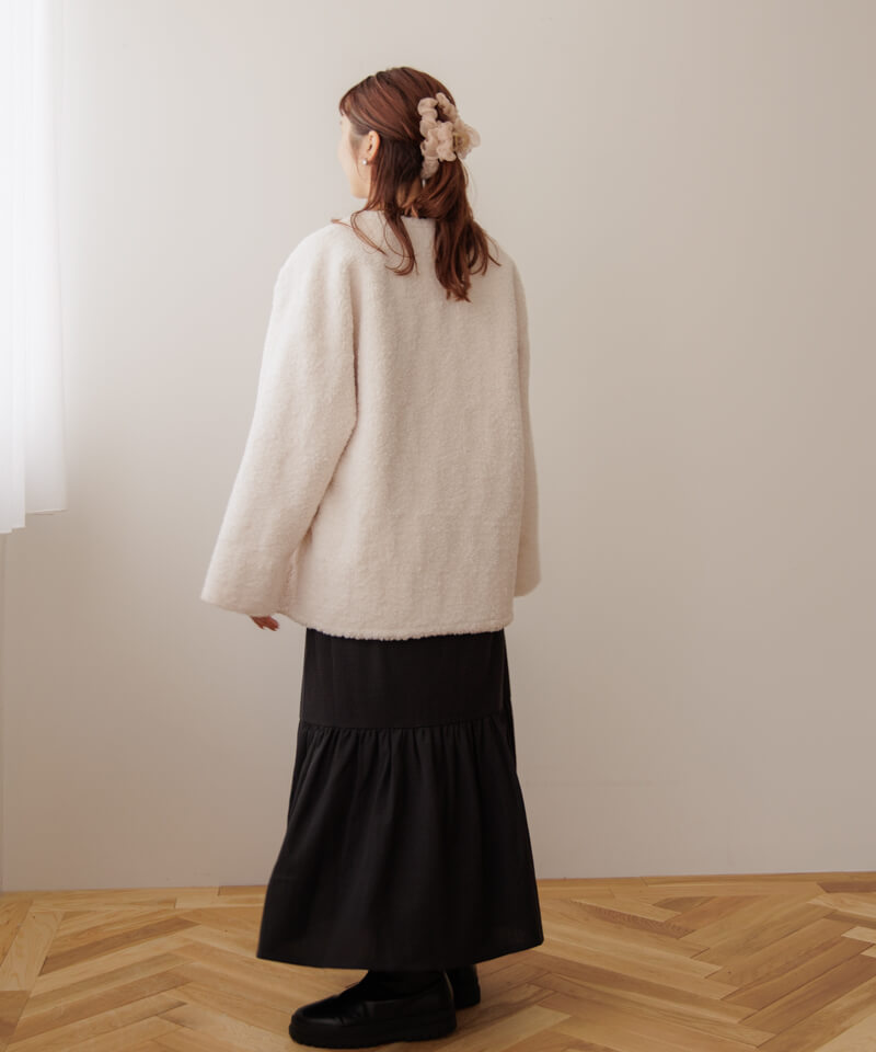 10%OFF】lady sheep coat～ﾚﾃﾞｨｼｰﾌﾟｺｰﾄ | flower／フラワー公式通販