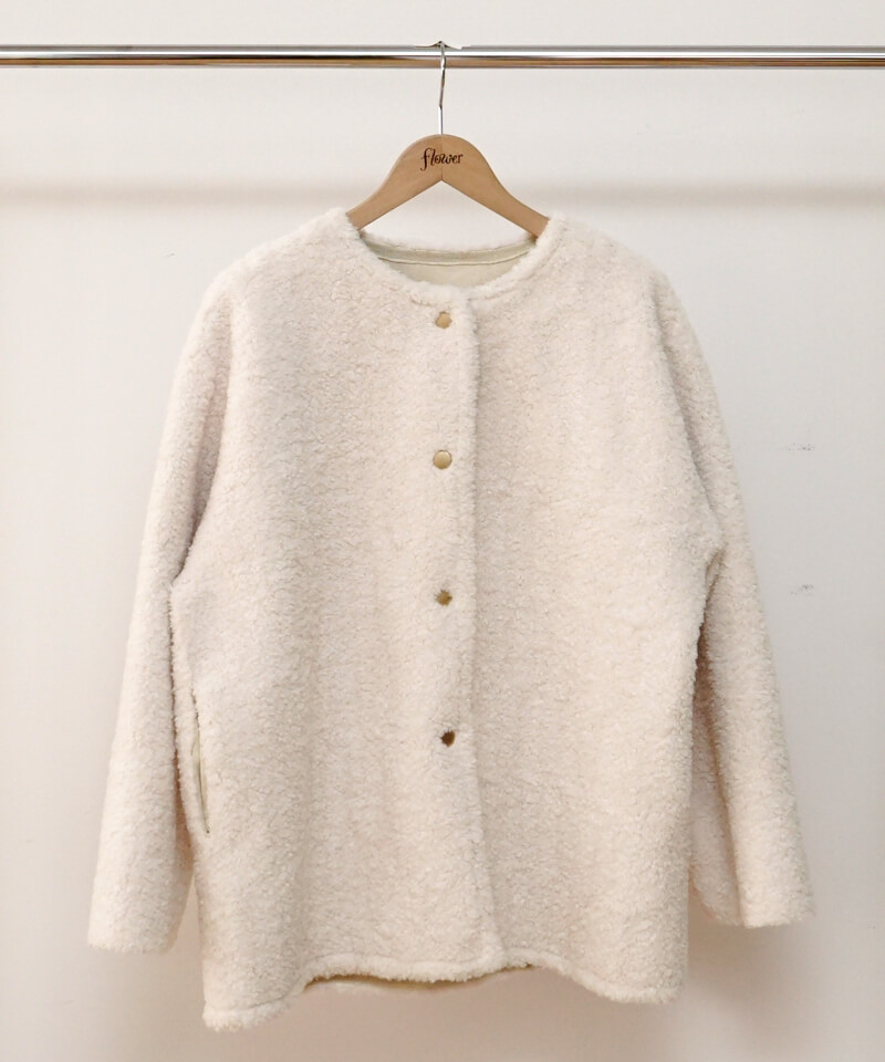 大人気新品 Pamie sheep coat シープコート/ベージュ | artfive.co.jp