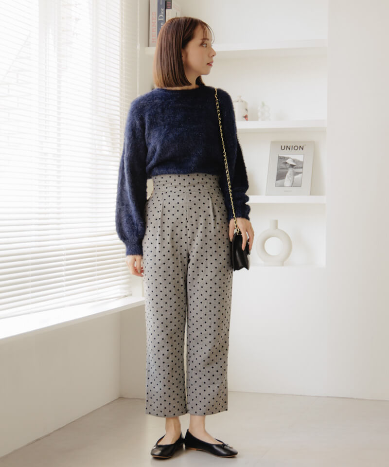 新品　マルティニーク　コットンシャギーパイピングニットャケット. sparkle shaggy knit～ｽﾊﾟｰｸﾙｼｬｷﾞｰﾆｯﾄ | flower／フラワー公式通販
