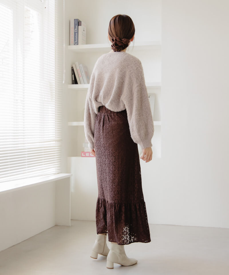 sparkle shaggy knit～ｽﾊﾟｰｸﾙｼｬｷﾞｰﾆｯﾄ | flower／フラワー公式通販