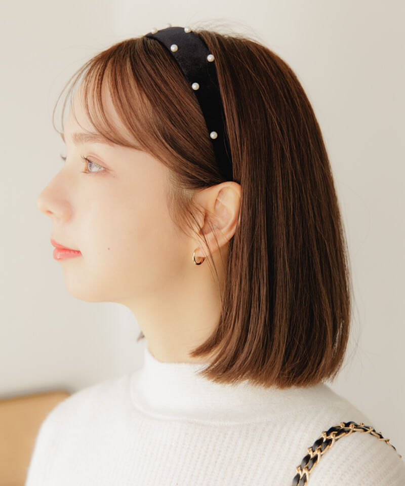 dot pearl hairband～ﾄﾞｯﾄﾊﾟｰﾙｶﾁｭｰｼｬ flower／フラワー公式通販