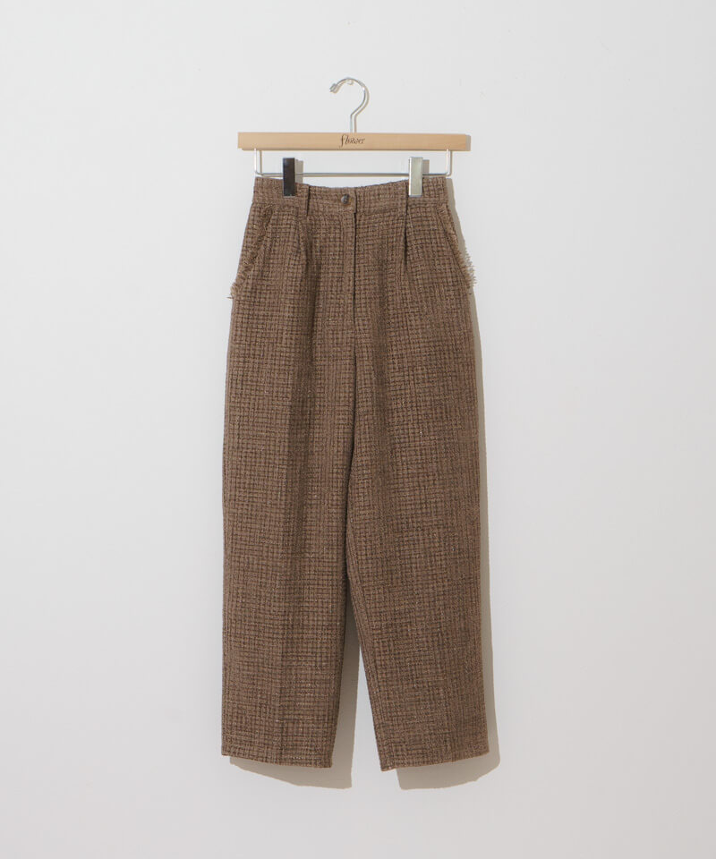 OUTLET】fluffy tweed pants～ﾌﾗｯﾌｨﾂｲｰﾄﾞﾊﾟﾝﾂ | flower／フラワー公式通販