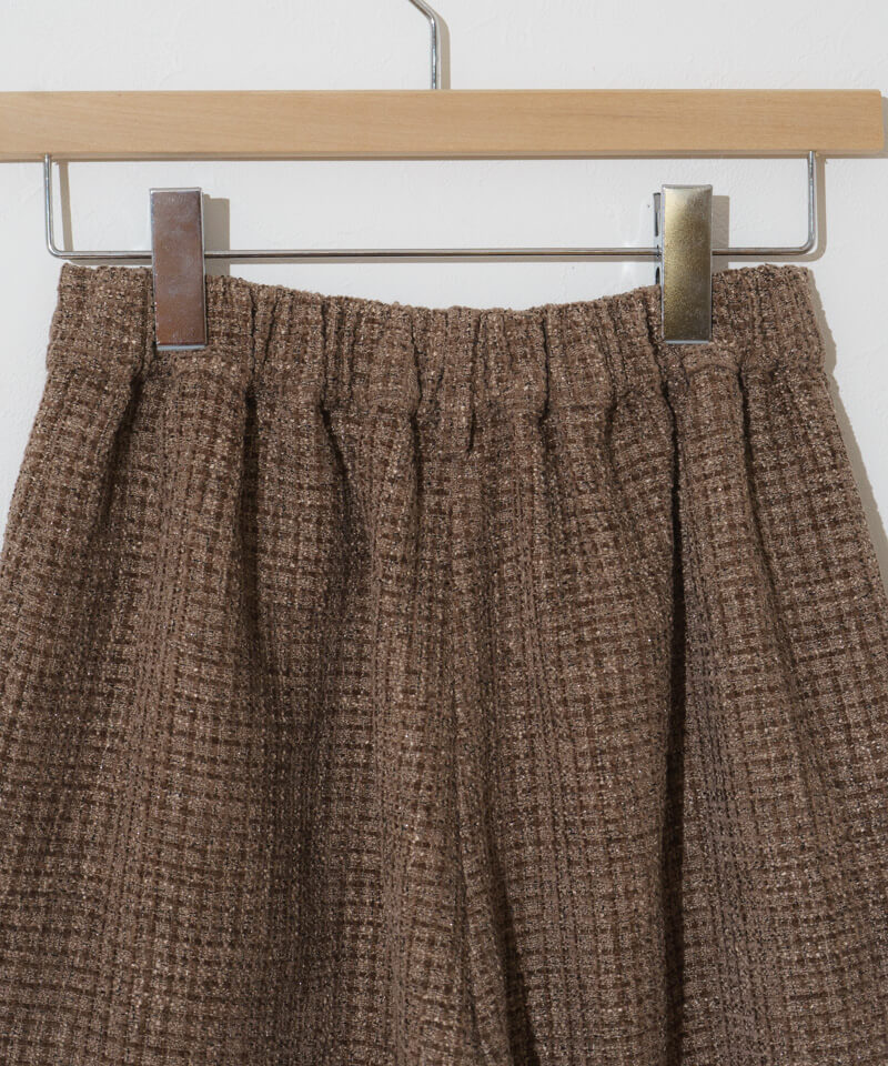 OUTLET】fluffy tweed pants～ﾌﾗｯﾌｨﾂｲｰﾄﾞﾊﾟﾝﾂ | flower／フラワー公式通販