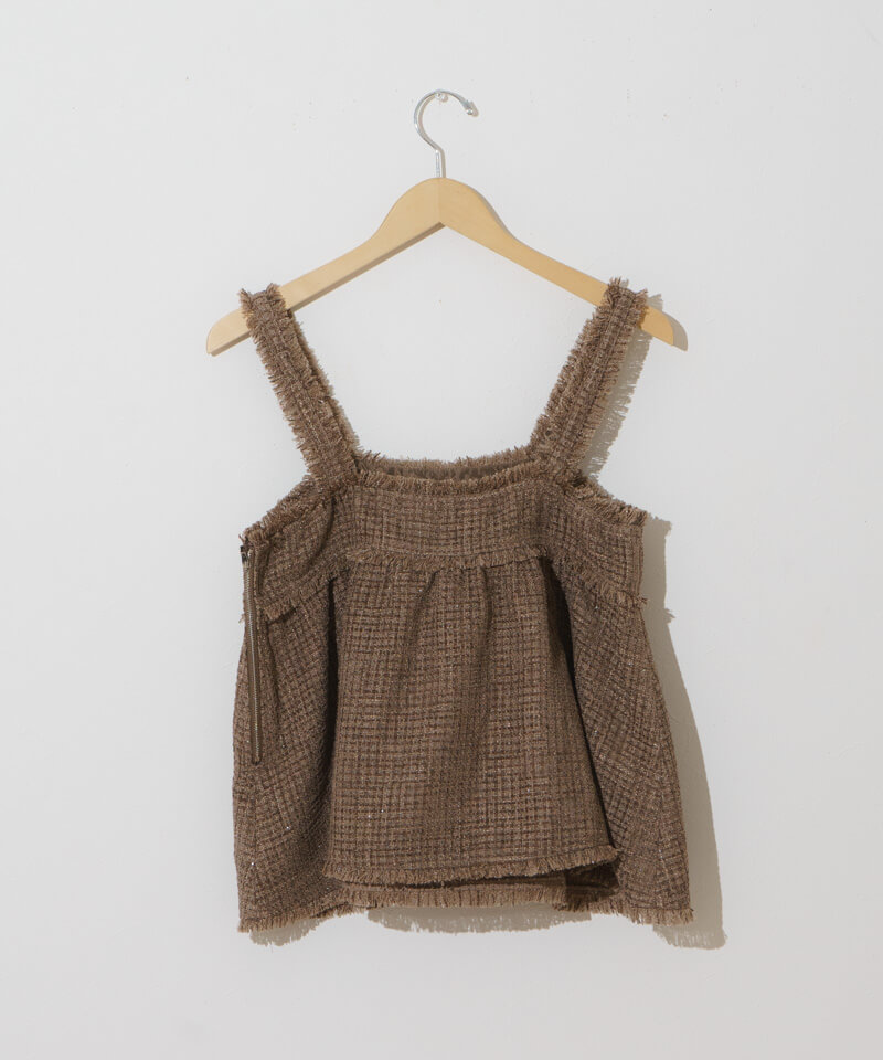 fluffy tweed bustier～ﾌﾗｯﾌｨﾂｲｰﾄﾞﾋﾞｽﾁｪ | flower／フラワー公式通販