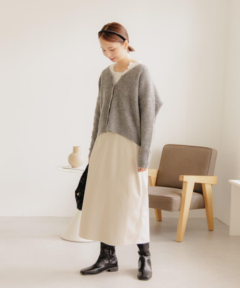 OUTLET】back ribbon skirt2～ﾊﾞｯｸﾘﾎﾞﾝｽｶｰﾄ2 | flower／フラワー公式通販