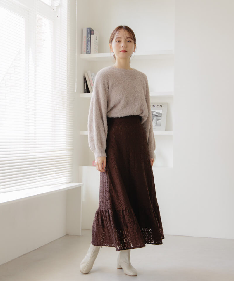 30%OFF】bloom lace skirt～ﾌﾞﾙｰﾑﾚｰｽｽｶｰﾄ | flower／フラワー公式通販