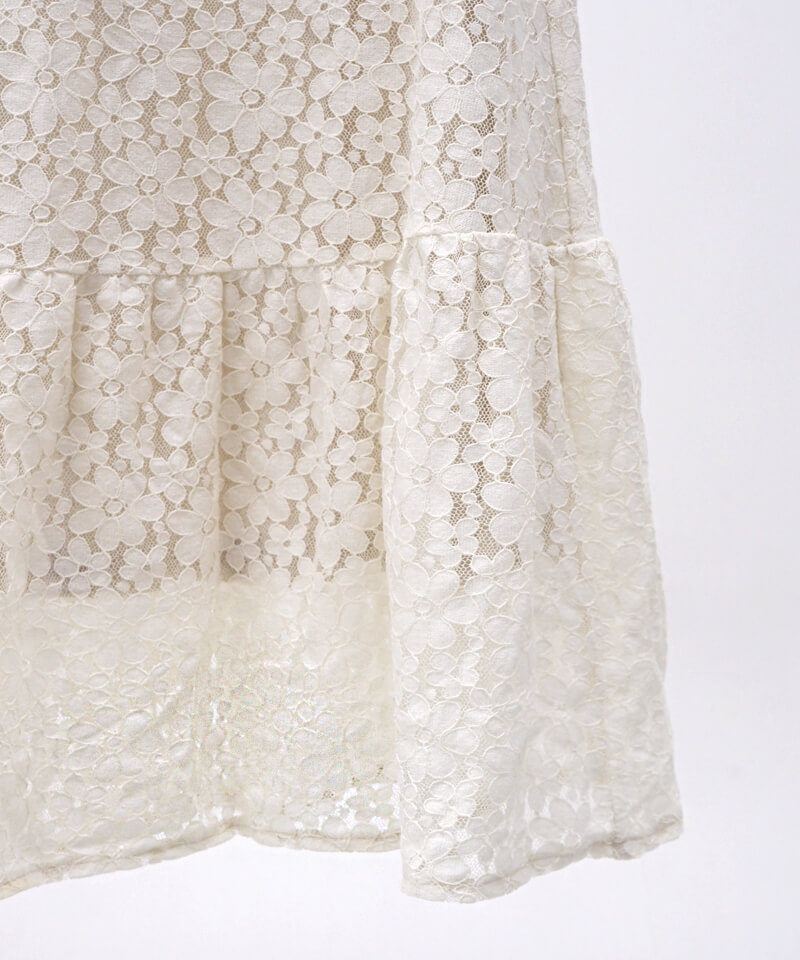 bloom lace skirt～ﾌﾞﾙｰﾑﾚｰｽｽｶｰﾄ | flower／フラワー公式通販