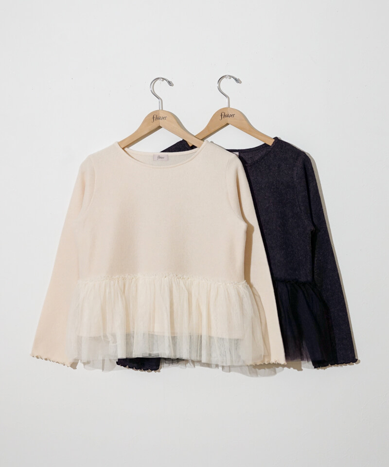 ballet tulle top～ﾊﾞﾚｴﾁｭｰﾙﾄｯﾌﾟ | flower／フラワー公式通販