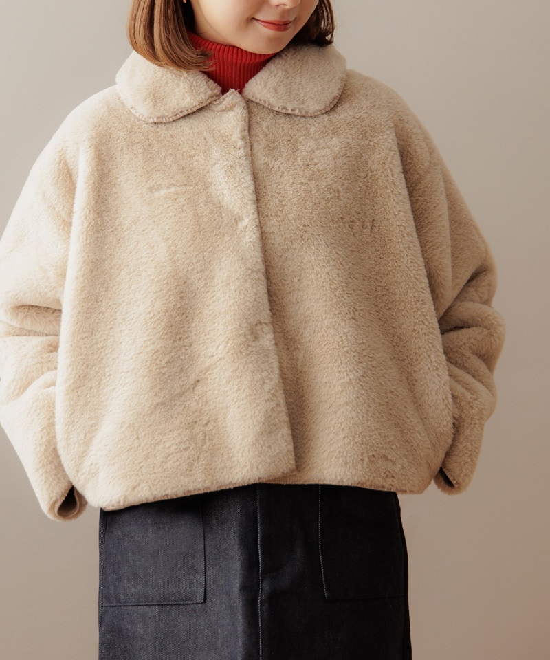 OUTLET】comfy fur coat2～ｺﾝﾌｨｰﾌｧｰｺｰﾄ2 | flower／フラワー公式通販