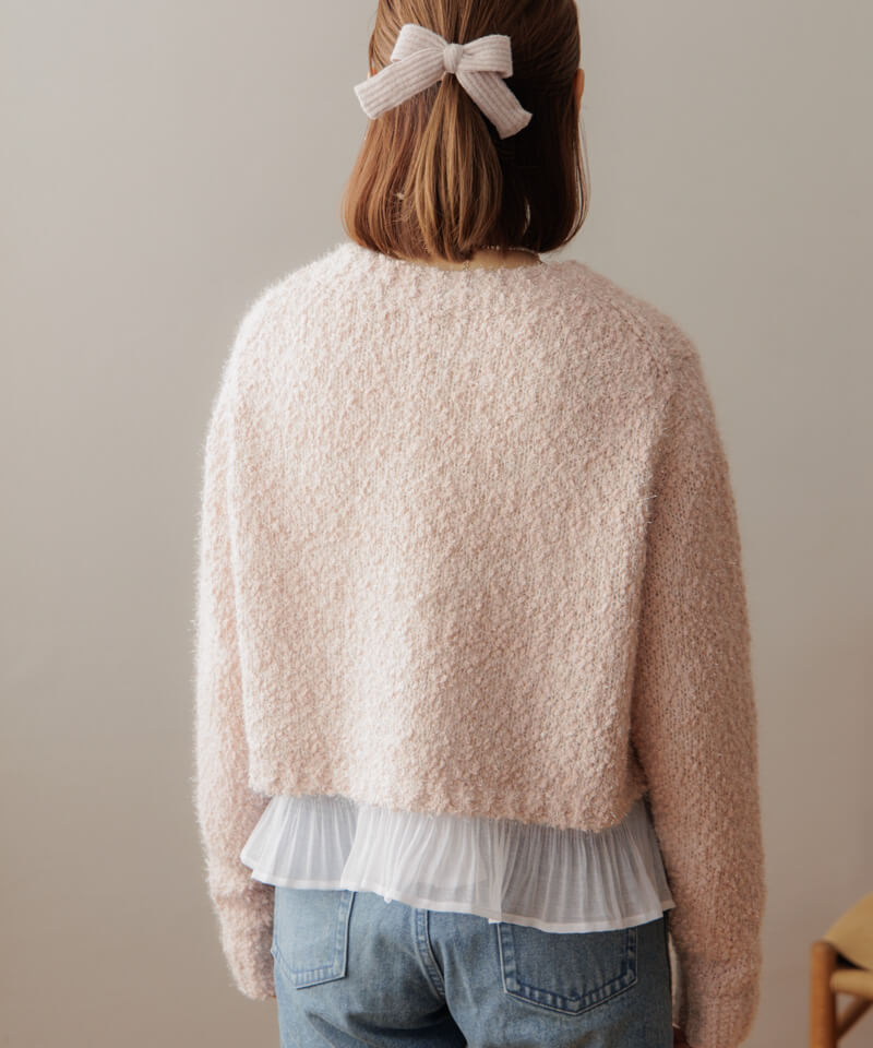 bubble knit cardigan～ﾊﾞﾌﾞﾙﾆｯﾄｶｰﾃﾞｨｶﾞﾝ | flower／フラワー公式通販