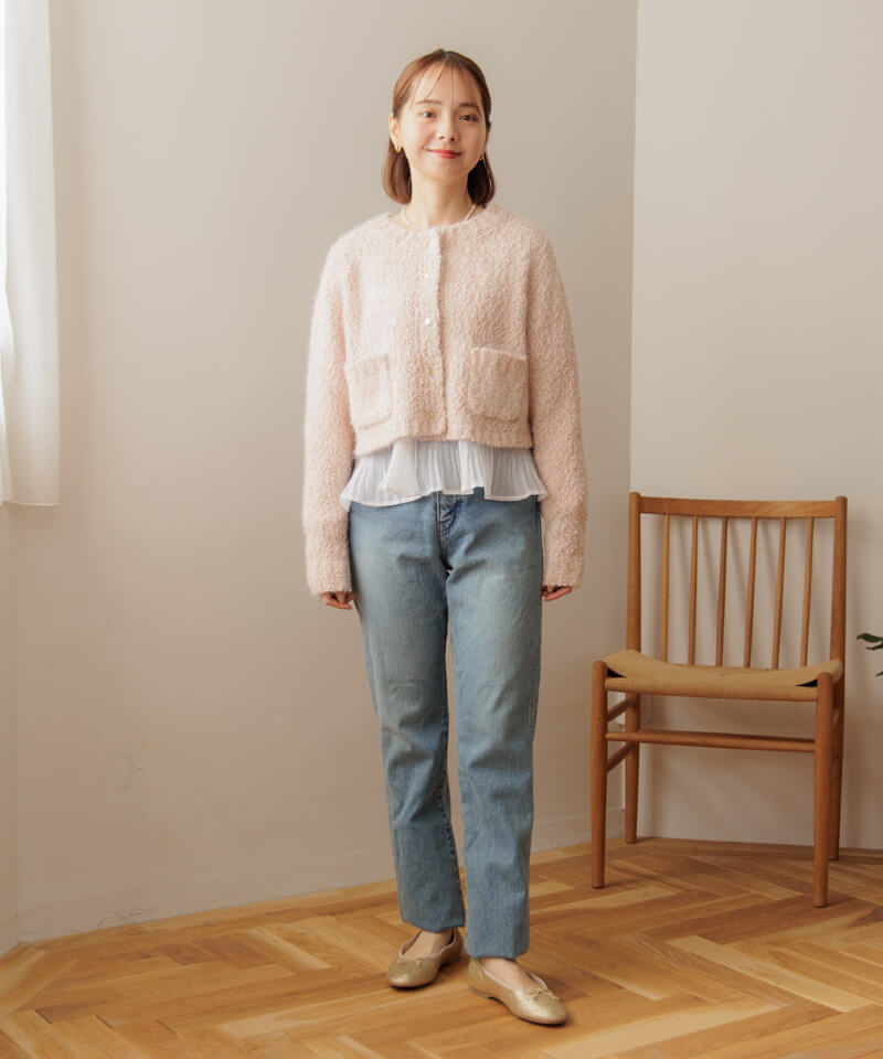 Bab / Bou Jeloud｜フラワーニットカーディガン | Rakuten