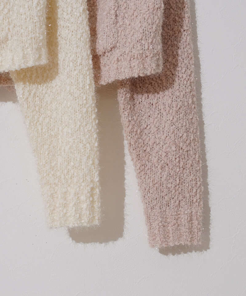 bubble knit cardigan～ﾊﾞﾌﾞﾙﾆｯﾄｶｰﾃﾞｨｶﾞﾝ | flower／フラワー