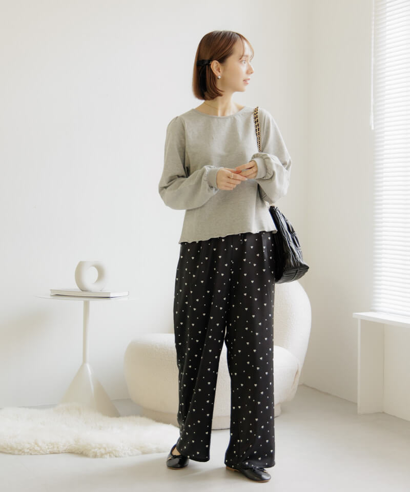 20%OFF】loosely heart pants～ﾙｰｽﾞﾘｰﾊｰﾄﾊﾟﾝﾂ | flower／フラワー公式通販