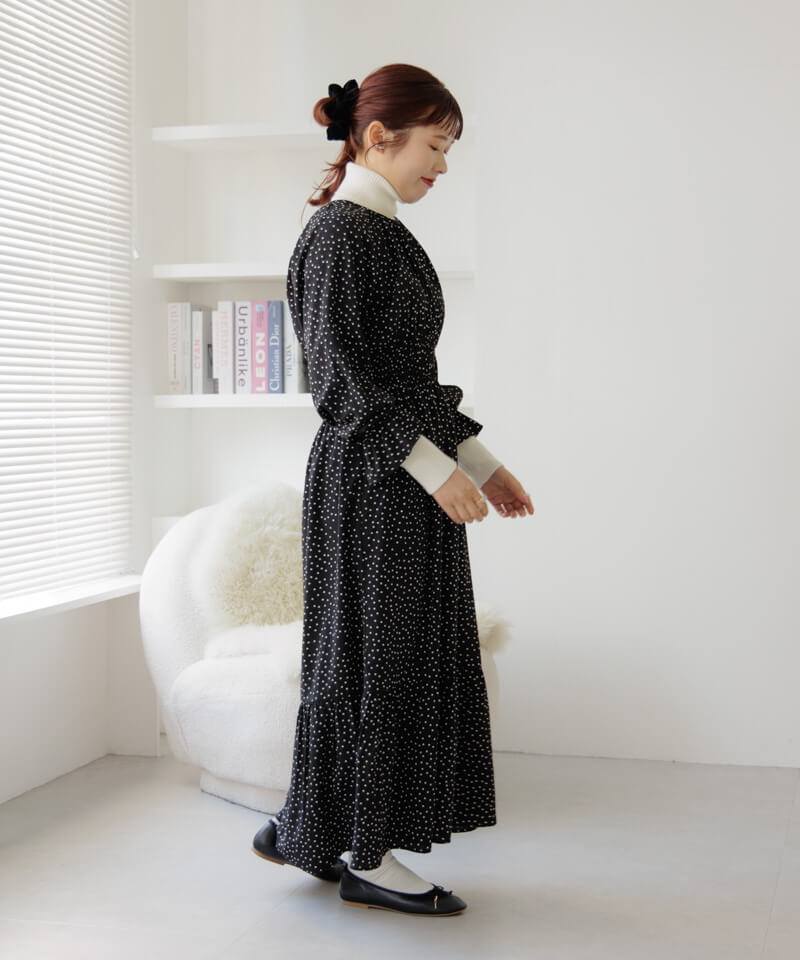 20%OFF】classic dot onepiece～ｸﾗｼｯｸﾄﾞｯﾄﾜﾝﾋﾟｰｽ | flower／フラワー ...