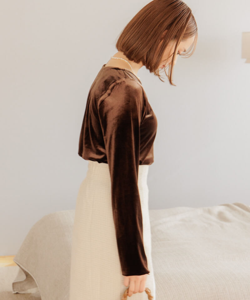 ENOF（イナフ）の「velour top（その他トップス）」 - WEAR