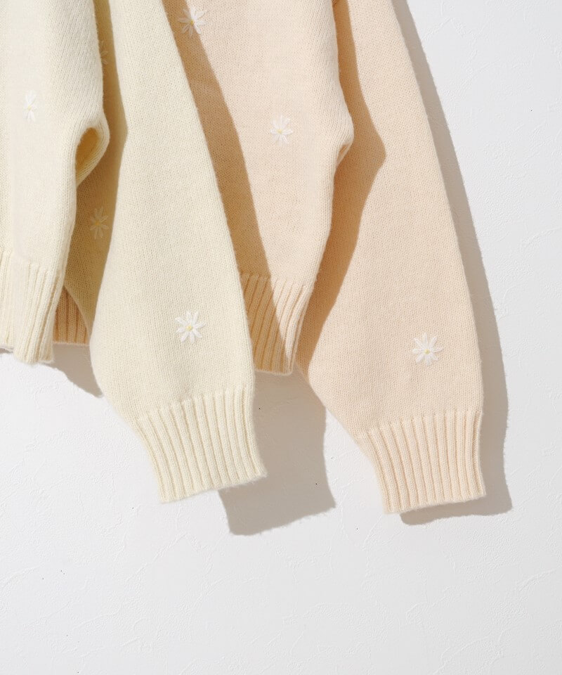 20%OFF】airy embroidery knit~エアリーエンブロイダリーニット | flower 20%OFF】airy embroidery knit~エアリーエンブロイダリーニット | flower