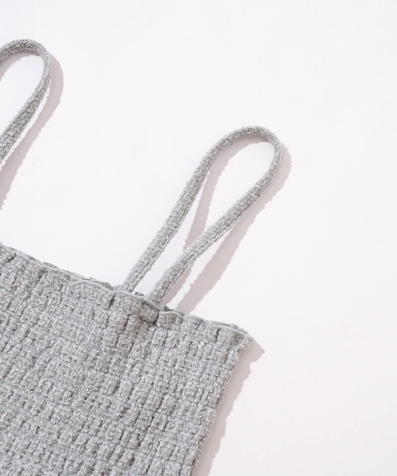 60%OFF】melting tweed bustier～ﾒﾙﾃｨﾝｸﾞﾂｲｰﾄﾞﾋﾞｽﾁｪ | flower