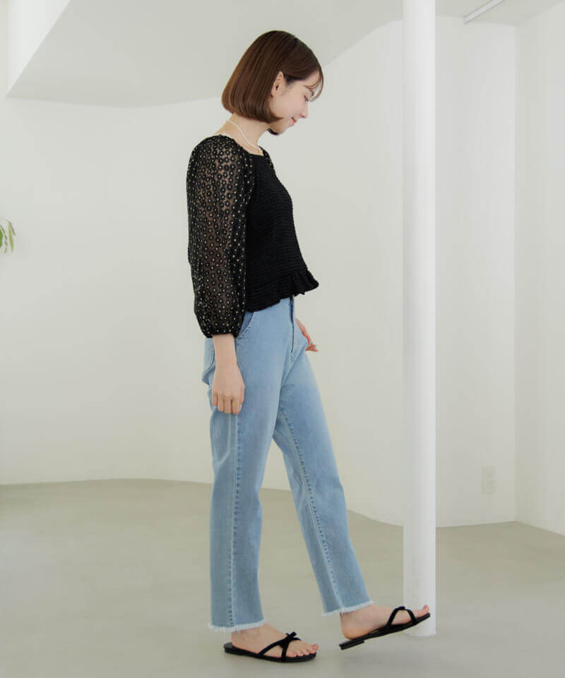 step fringe pants2～ｽﾃｯﾌﾟﾌﾘﾝｼﾞﾊﾟﾝﾂ2 | flower／フラワー公式通販