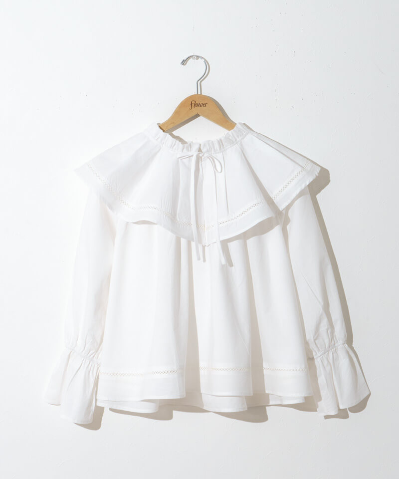 flare collar blouse～ﾌﾚｱｶﾗｰﾌﾞﾗｳｽ | flower／フラワー公式通販