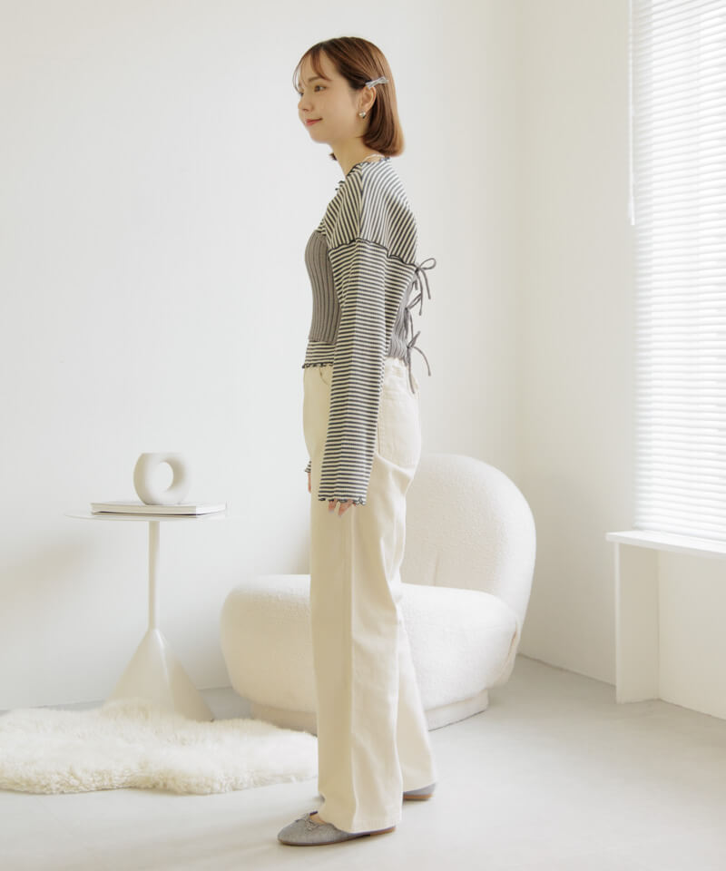flower - flower♡フリンジトップス Lajour｜フラワーフリンジジャガードトップス | Rakuten Fashion