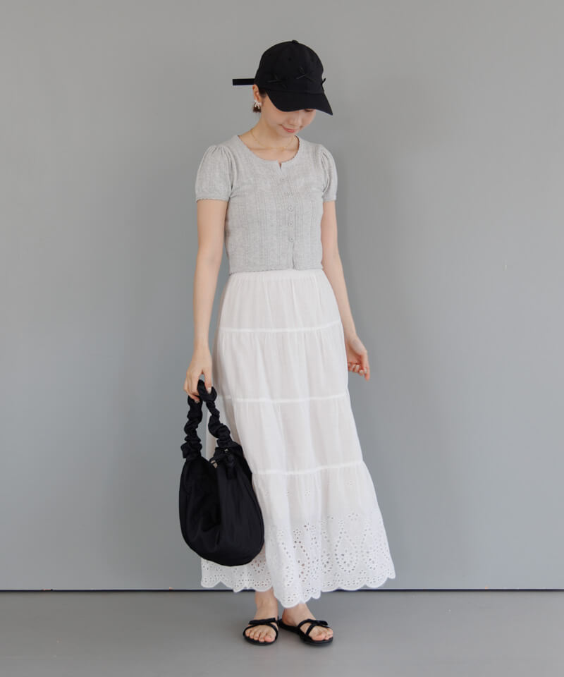 tiered lace skirt～ﾃｨｱｰﾄﾞﾚｰｽｽｶｰﾄ | flower／フラワー公式通販