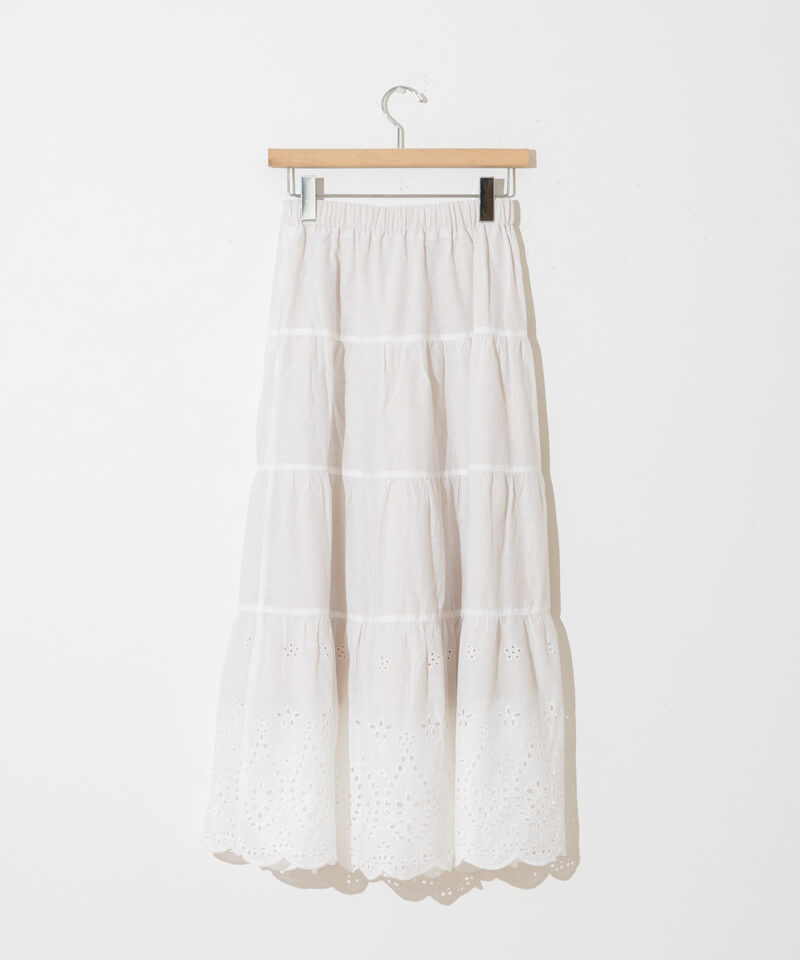Rosa Lace Peplum Skirt（スカート）｜Her lip to（ハーリップ