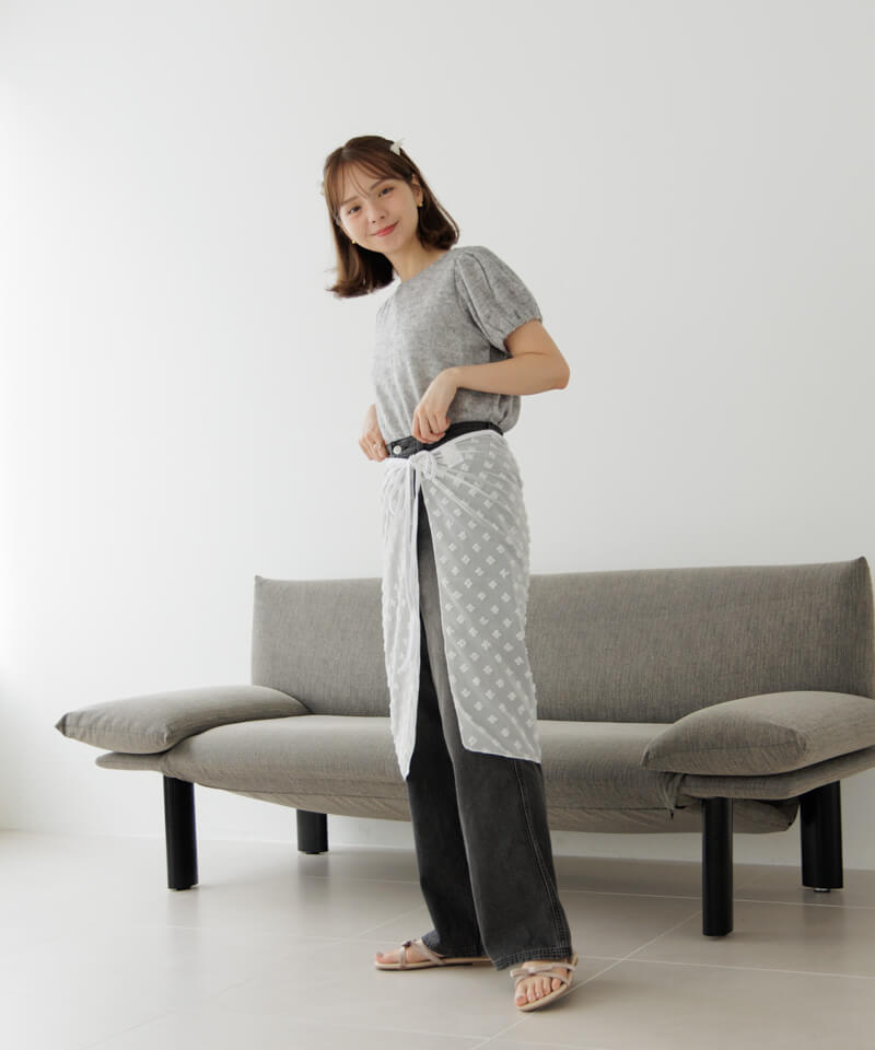 30%OFF】flower wrap skirt～ﾌﾗﾜｰﾗｯﾌﾟｽｶｰﾄ | flower／フラワー