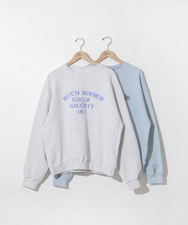 40%OFF】loose embroidery sweat～ﾙｰｽﾞｴﾝﾌﾞﾛｲﾀﾞﾘｰｽｳｪｯﾄ | flower