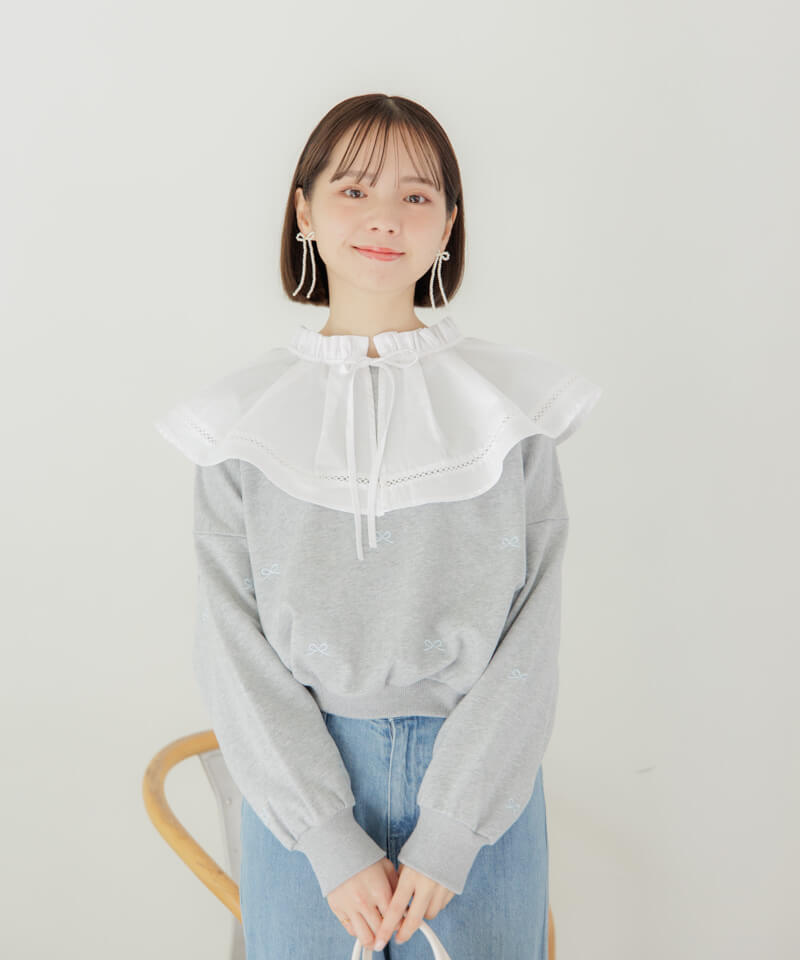 drop ribbon earring～ﾄﾞﾛｯﾌﾟﾘﾎﾞﾝｲﾔﾘﾝｸﾞ | flower／フラワー公式通販