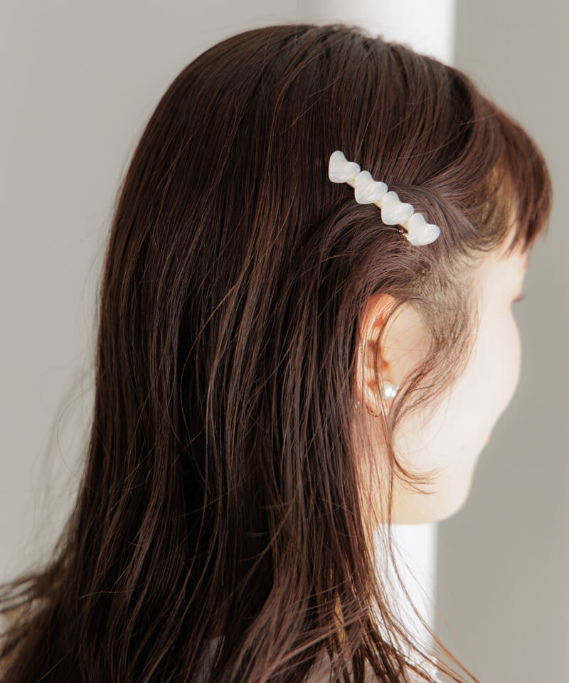 HOLIDAY×para jewelry ハート型フープヘアクリップ HOLIDAY「PALA JEWELRY HEART HOOP HAIRCLIP」 | gou