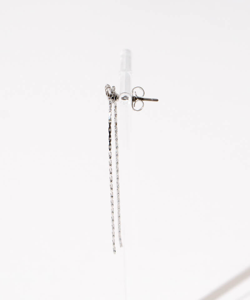chain ribbon pierce～ﾁｪｰﾝﾘﾎﾞﾝﾋﾟｱｽ | flower／フラワー公式通販