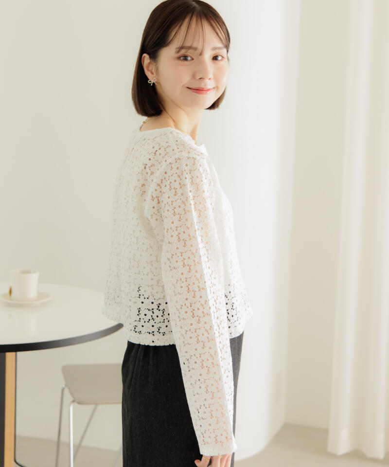 lacy bloom blouse～ﾚｰｼｰﾌﾞﾙｰﾑﾌﾞﾗｳｽ | flower／フラワー公式通販