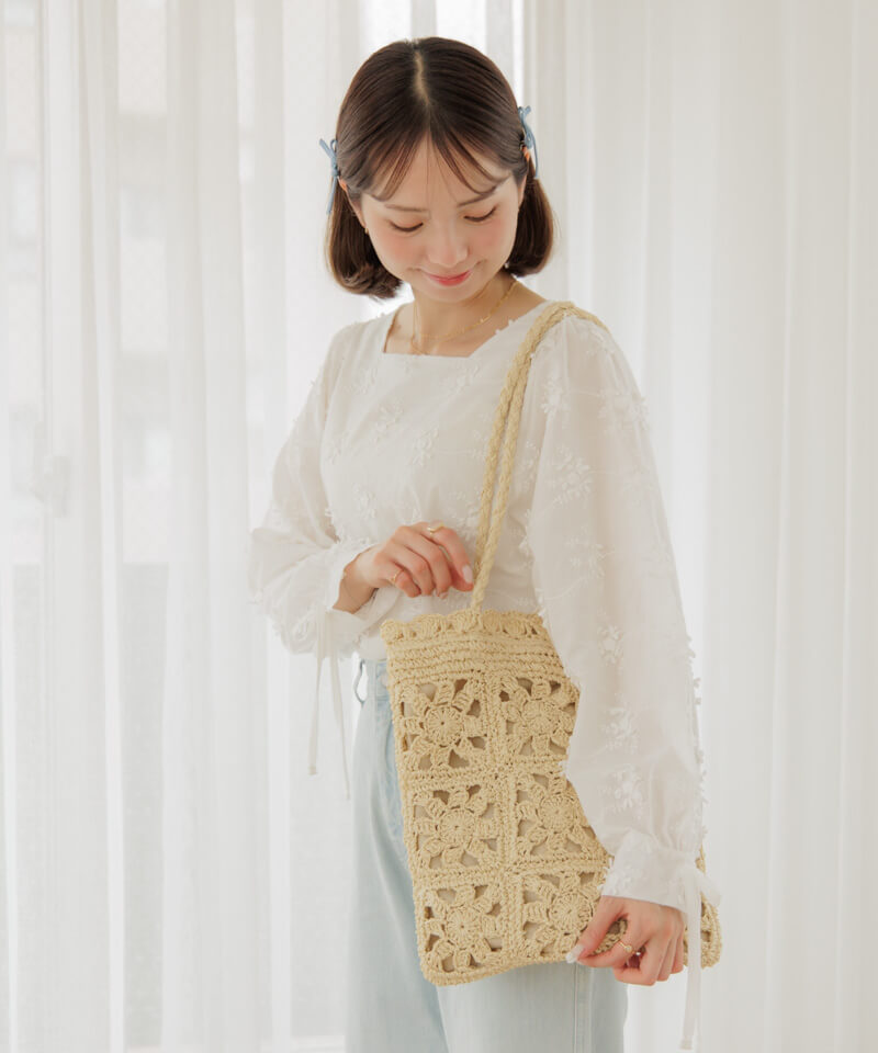 denim ribbon clip～ﾃﾞﾆﾑﾘﾎﾞﾝｸﾘｯﾌﾟ(2pc) | flower／フラワー公式通販